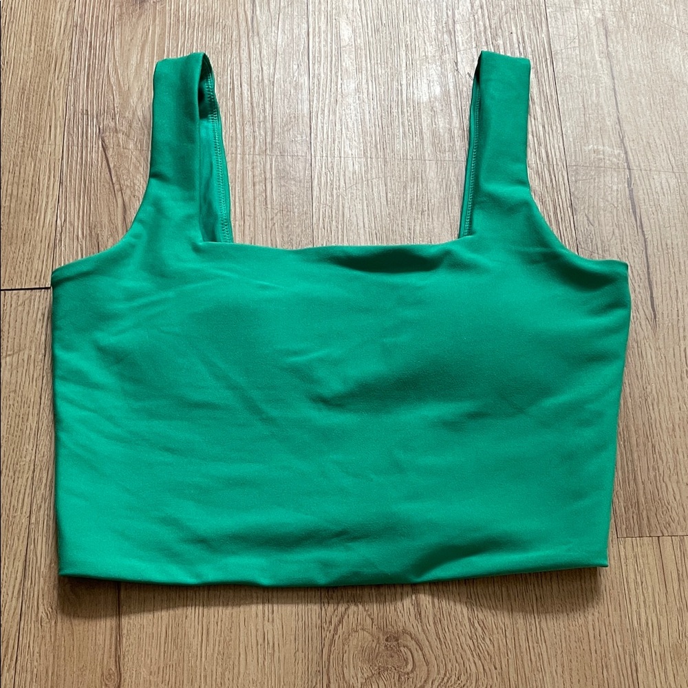 Green Women's Crop Top